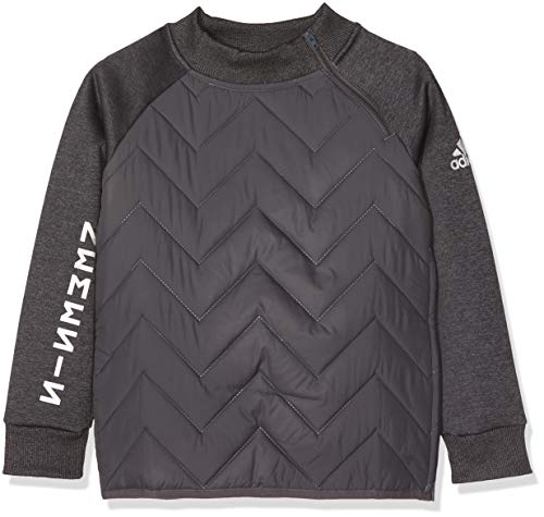 adidas Bluza chłopięca Nm z długim rękawem czarny Black/Grey Five. 152