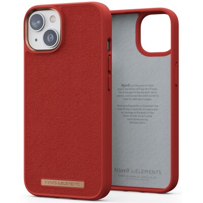 Njord by Elements Etui zamszowe do iPhone 14 Plus Burnt Orange Comfort+