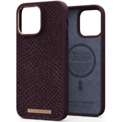 Njord by Elements Etui ze skóry łososia do iPhone 14 Pro Max rdzawy
