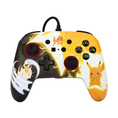 PowerA Enhanced Pikachu vs Meowth do Nintendo Switch - przewodowy