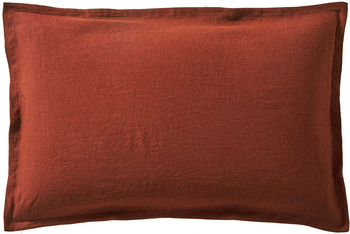 Blanc Des Vosges Poszewka lniana Louxor Sienne