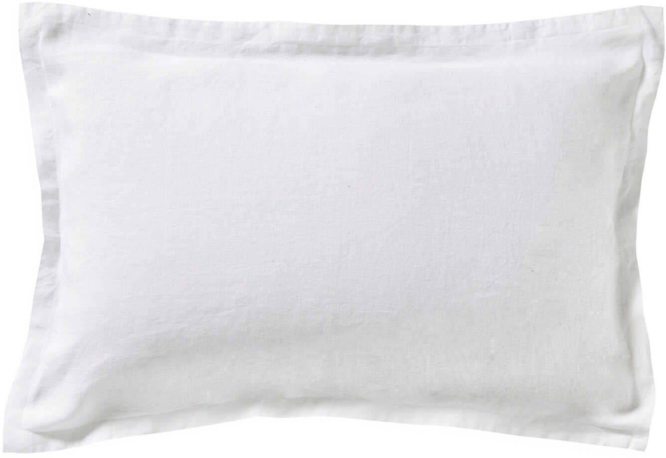 Blanc Des Vosges Poszewka lniana Louxor Blanc