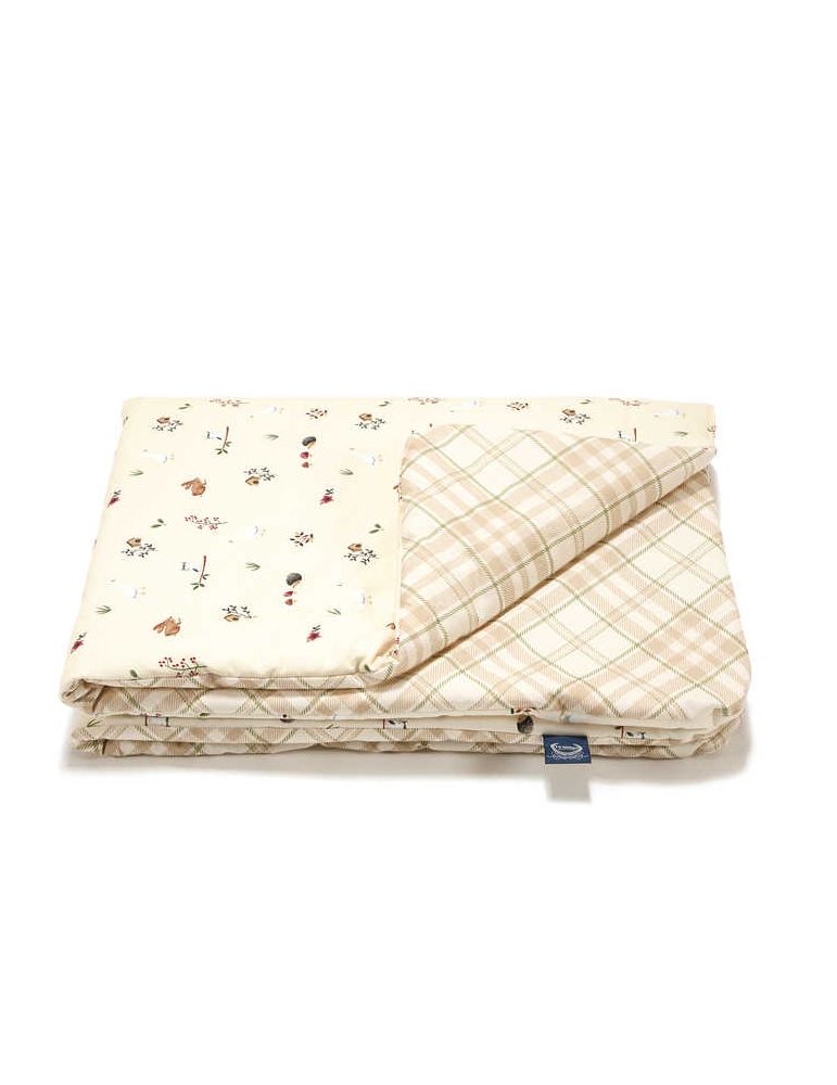 La Millou Kołderka bawełniana M 80x100  ( Farmland - Farmland Check )