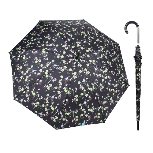 Parasol damski długi Perletti z serii Time, Fiori 1