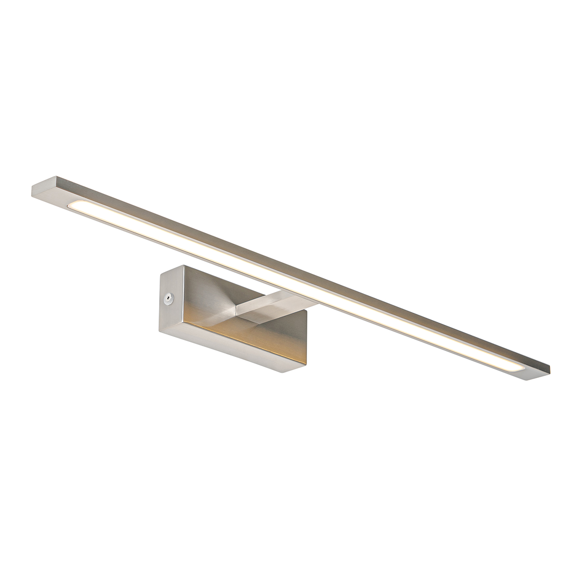 QAZQA Kinkiet stalowy 62 cm z diodą LED IP44 - Jerre