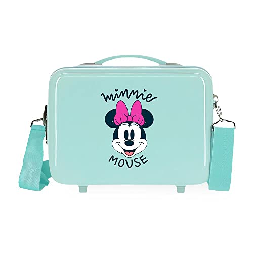 Disney Minnie Adaptowalna kosmetyczka z torbą na ramię niebieska 29 x 21 x 15 cm sztywna ABS 9,14 l