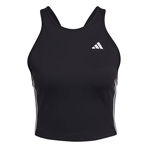 Kurzes Tanktop mit 3 Streifen, Frau adidas Aeroready