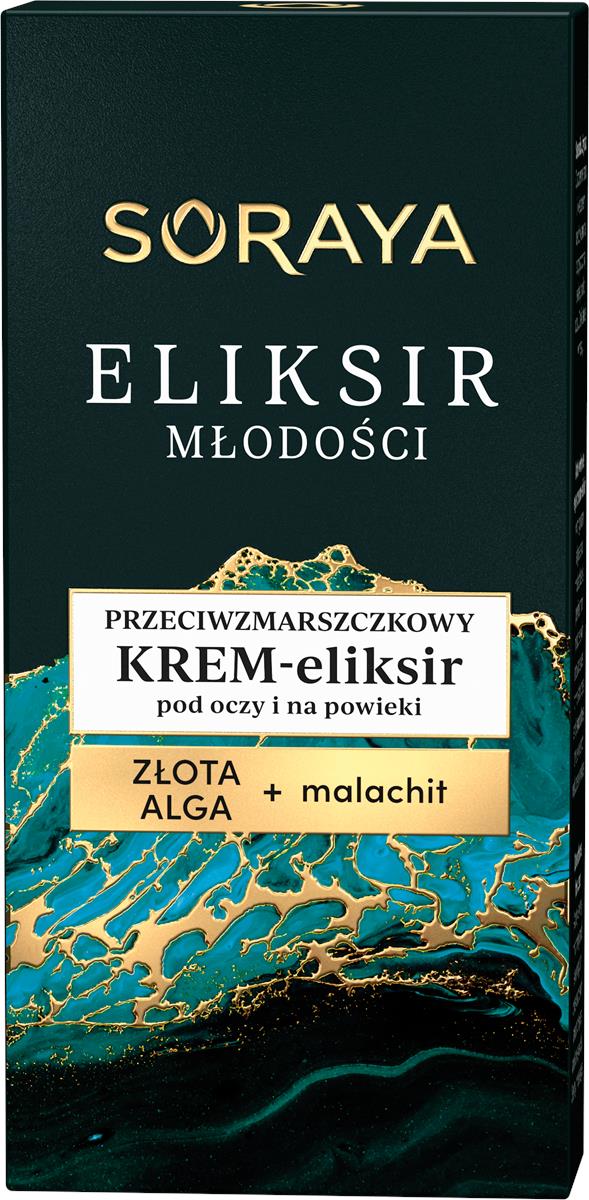 Soraya Eliksir Młodości przeciwzmarszczkowy krem-eliksir pod oczy i na powieki 15ml 109291-uniw