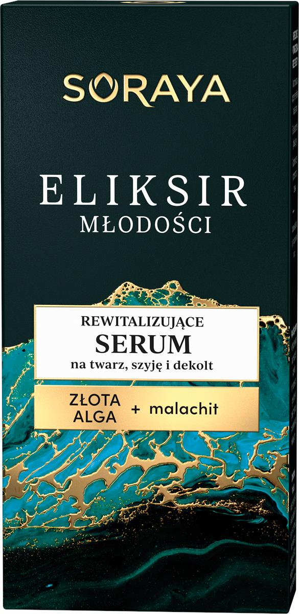 SORAYA Soraya Eliksir Młodości Rewitalizujące Serum na twarz,szyję i dekolt 30ml 131580