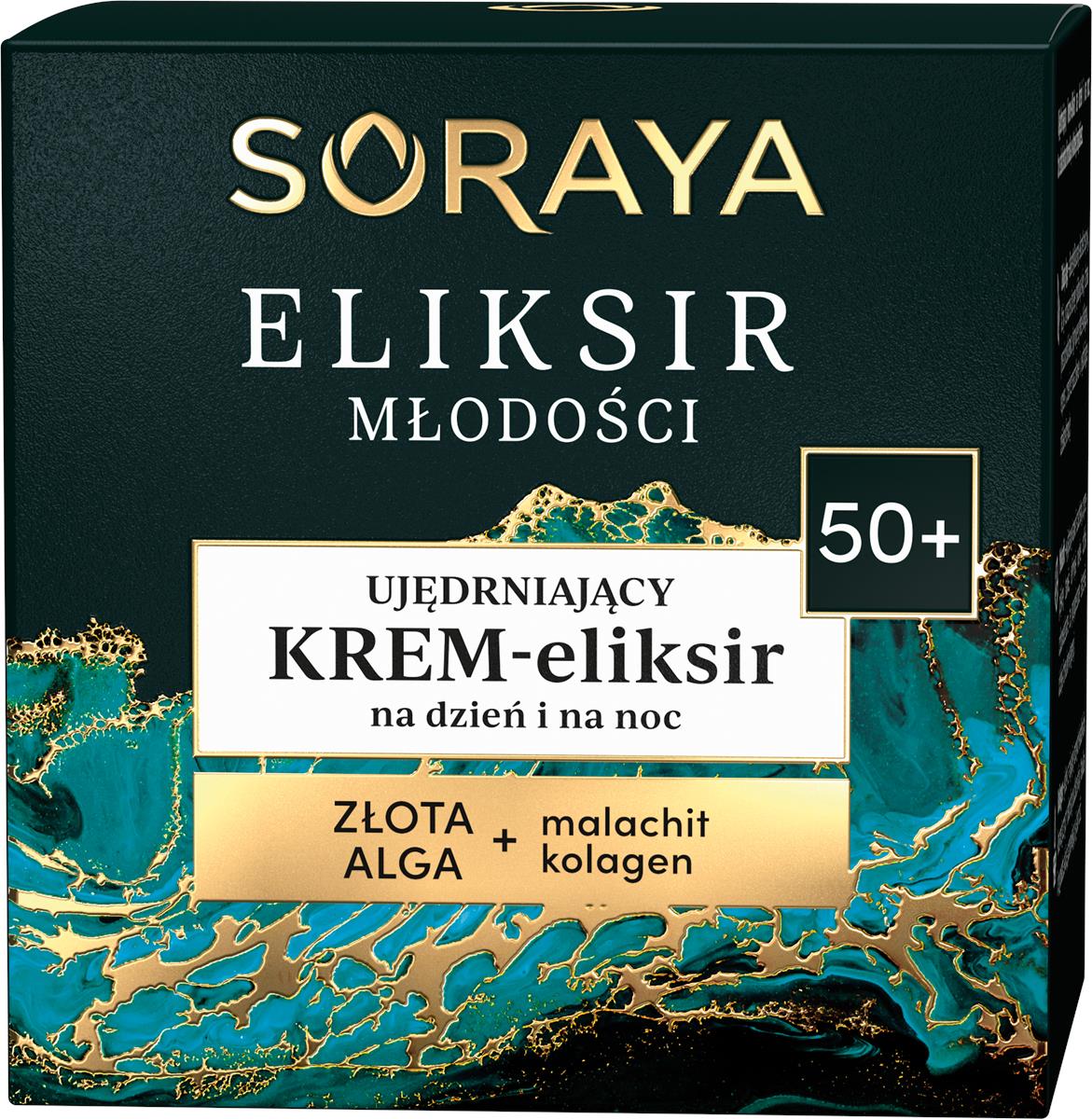 Soraya Eliksir Młodości 50+ ujędrniający krem-eliksir na dzień i na noc 50ml 109288-uniw