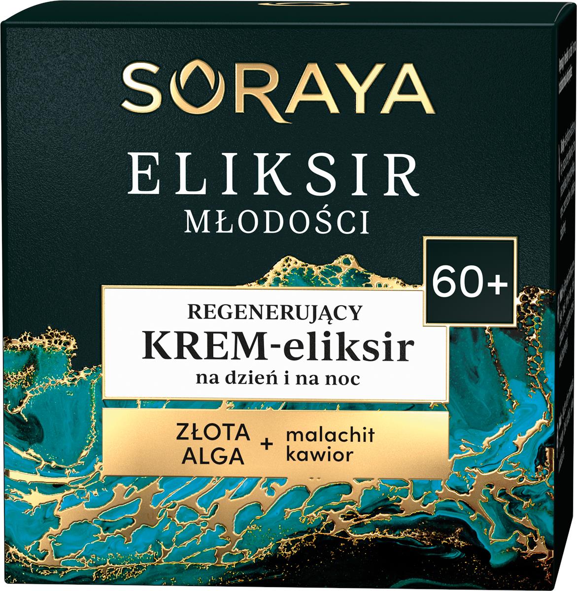 Soraya Eliksir Młodości 60+ regenerujący krem-eliksir na dzień i na noc 50ml 109289-uniw
