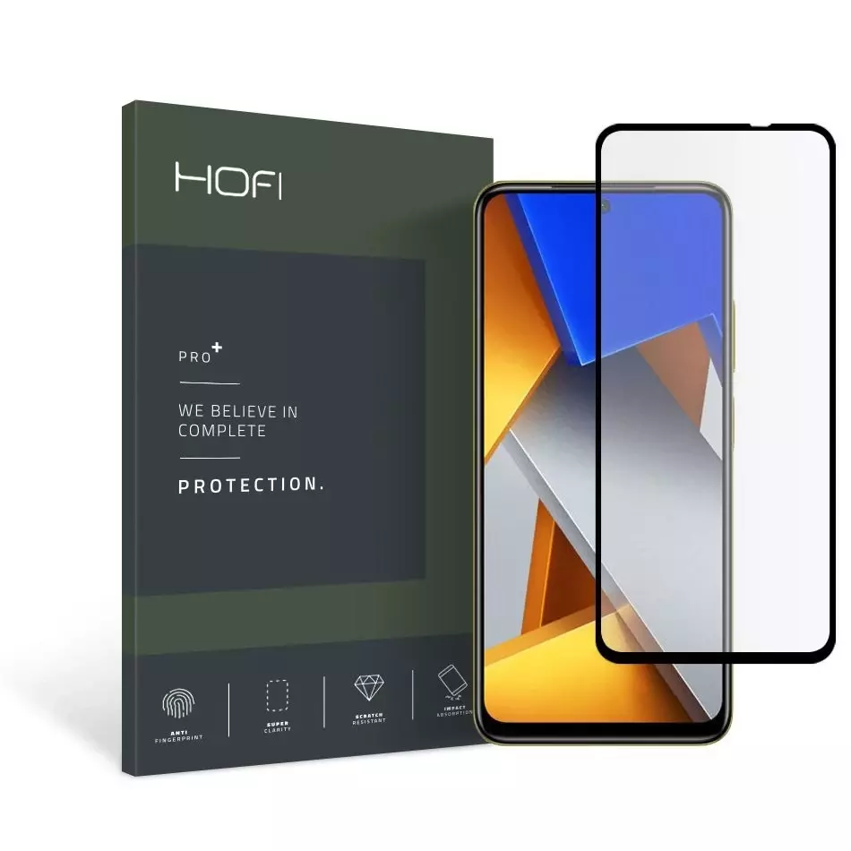 Hofi SZKŁO HARTOWANE GLASS PRO+ XIAOMI POCO M4 PRO 4G / LTE BLACK FD_20709-0