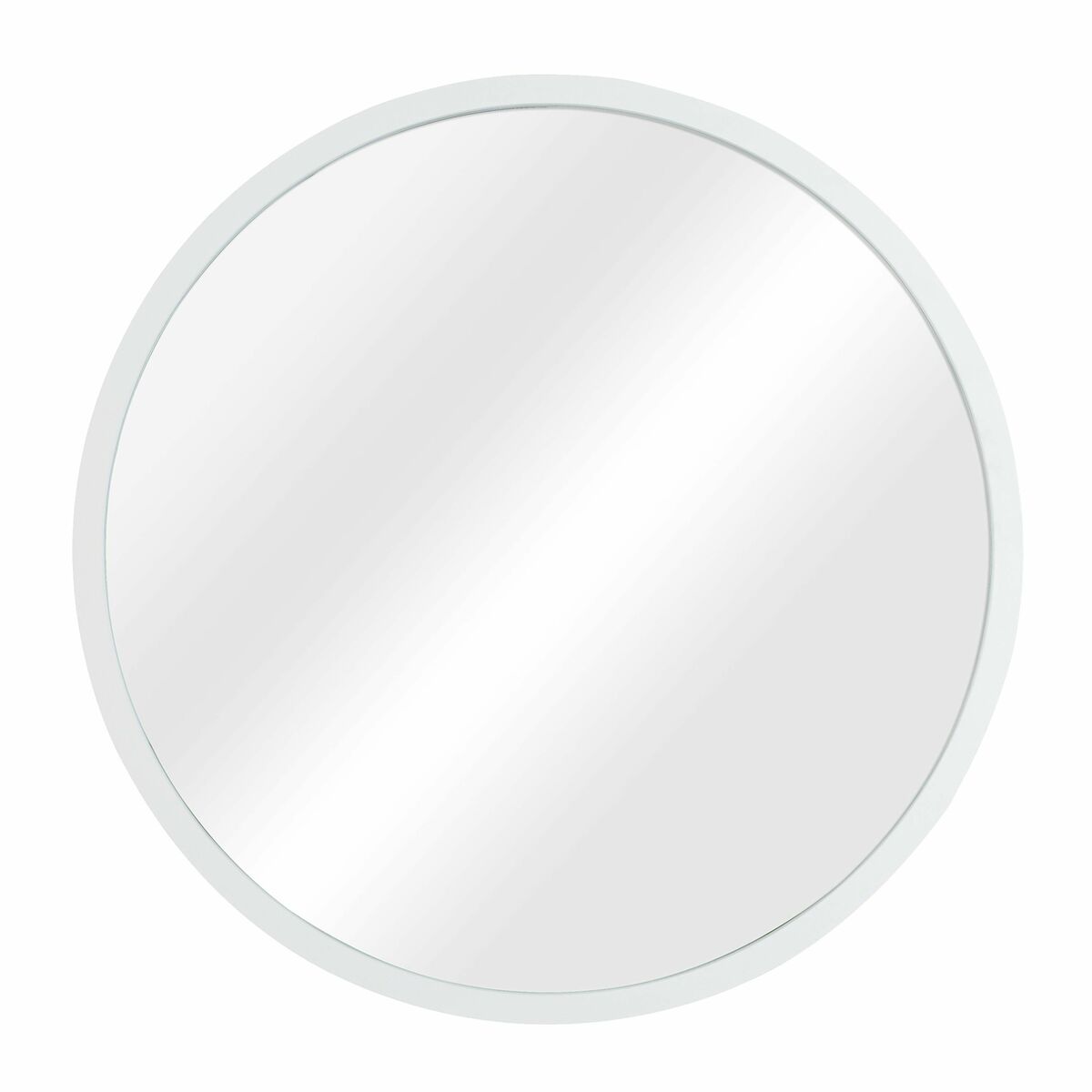 Lustro okrągłe Nodal białe śr. 52 cm Inspire