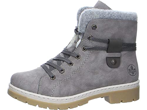 Rieker Damskie buty sznurowane Y9413, botki damskie, szary 40, 41 EU