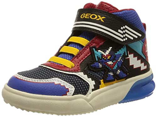 Geox Chłopięce J Grayjay Boy B sneakersy, Królewska czerwie?, 29 EU