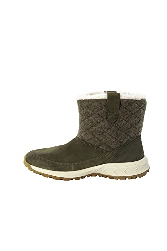 Jack Wolfskin Damskie buty trekkingowe Queenstown Texapore Boot W, khaki szary, 36 EU