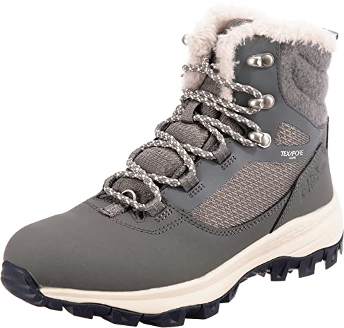 Jack Wolfskin Kobiety EVERQUEST TEXAPORE HIGH W buty śnieżne, tarmac Szary/Szary, 39.5 EU