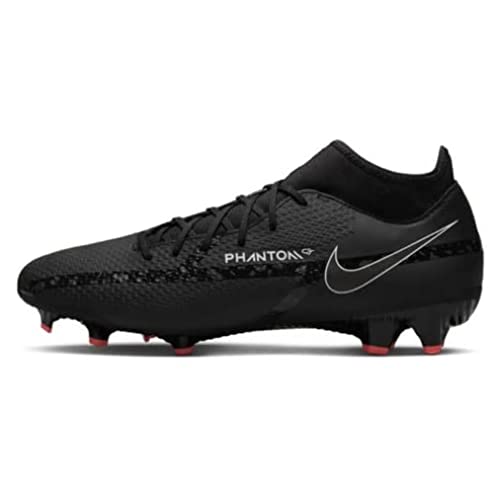 Nike Męskie buty piłkarskie Phantom Gt2 Academy Dri Fit, czarne/Dk Smoke Grey-Summit WHI, 40 EU, Black Dk Smoke Grey Summit Whi, 40 EU