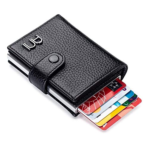 Ani Yuzuk Męski portfel Robin Bi-Fold Wallet, czarny, 7,5 cm x 9,5 cm x 2,3 cm, czarny, 7.5 cm x 9.5 cm x 2.3 cm.