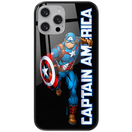 ERT GROUP etui na telefon Huawei P20 LITE, case oryginalny i oficjalnie licencjonowany przez Marvel, wzór Captain America 030, wykonany z hartowanego szkła, optymalnie dopasowany, etui ochronne