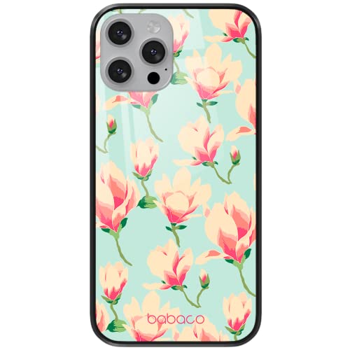 ERT GROUP etui na telefon Huawei P20 LITE, case oryginalny i oficjalnie licencjonowany przez Babaco, wzór Flowers 016, wykonany z hartowanego szkła, optymalnie dopasowany, etui ochronne