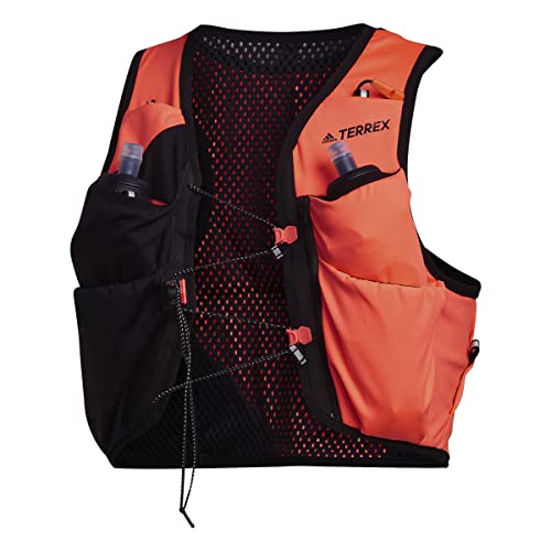Adidas Unisex Running Vest Terrex Trail Running Vest, Turbo/Black, HE9805, Size S