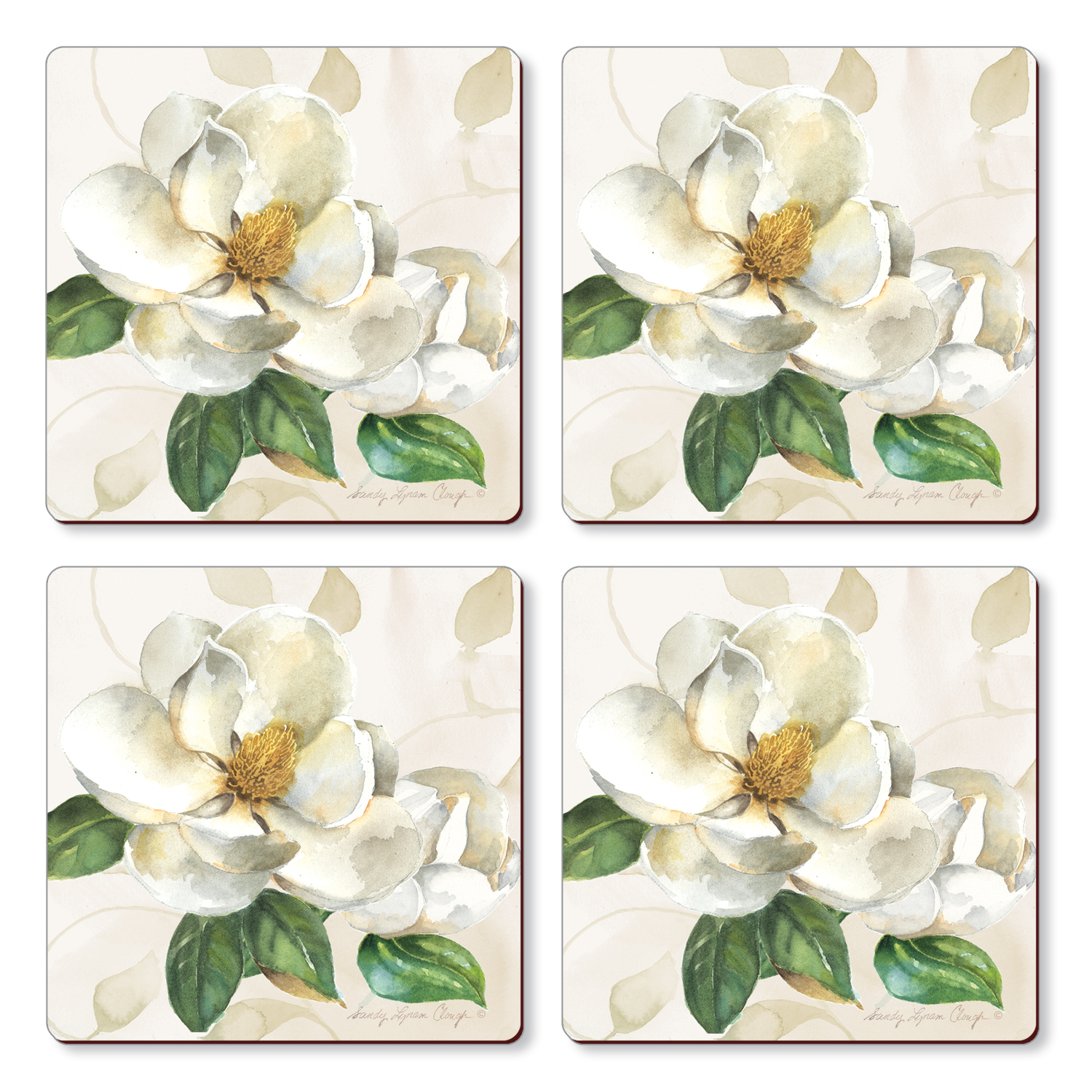 Cala Home Podk?adki korkowe ma?e, pod kubek C12215 Magnolias