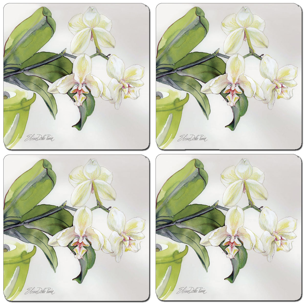 Cala Home Podk?adki korkowe ma?e, pod kubek C11990 Orchid