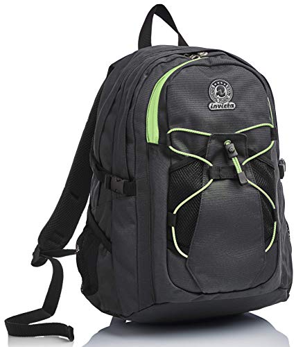 Plecak Invicta, Aktywny, Benin Optymalny Materiał, Szary, Sport, Szkoła i Rekreacja, Unisex