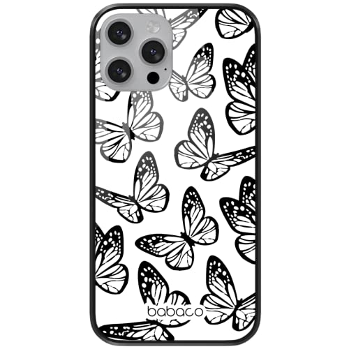 ERT GROUP etui na telefon Huawei P20 LITE, case oryginalny i oficjalnie licencjonowany przez Babaco, wzór Butterflies 002, wykonany z hartowanego szkła, optymalnie dopasowany, etui ochronne