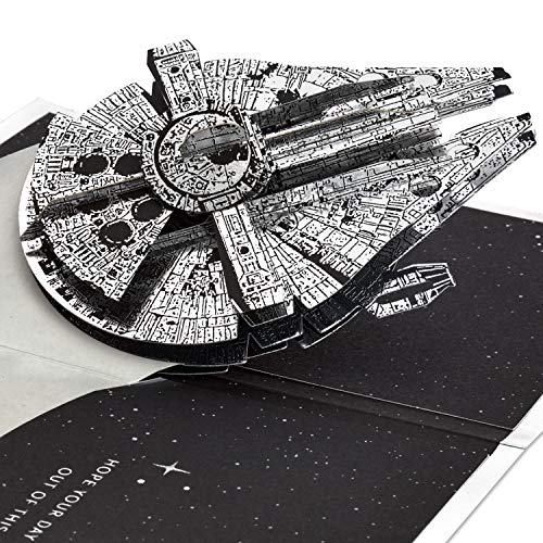 Hallmark Signature Paper Wonder Pop Up kartka urodzinowa lub karta na Dzień Ojca (Star Wars)