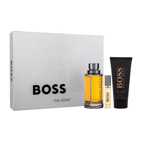 HUGO BOSS Boss The Scent zestaw Edt 100 ml + Edt 10 ml + Żel pod prysznic 100 ml dla mężczyzn