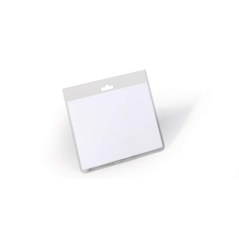 Identyfikator DURABLE 60x90mm z Euro perforacją transparentny 820919 5szt.
