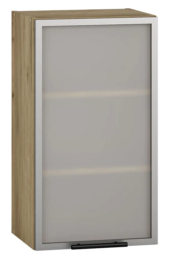 Kuchenna szafka z witryną prawostronną dąb craft - Vokres 22X