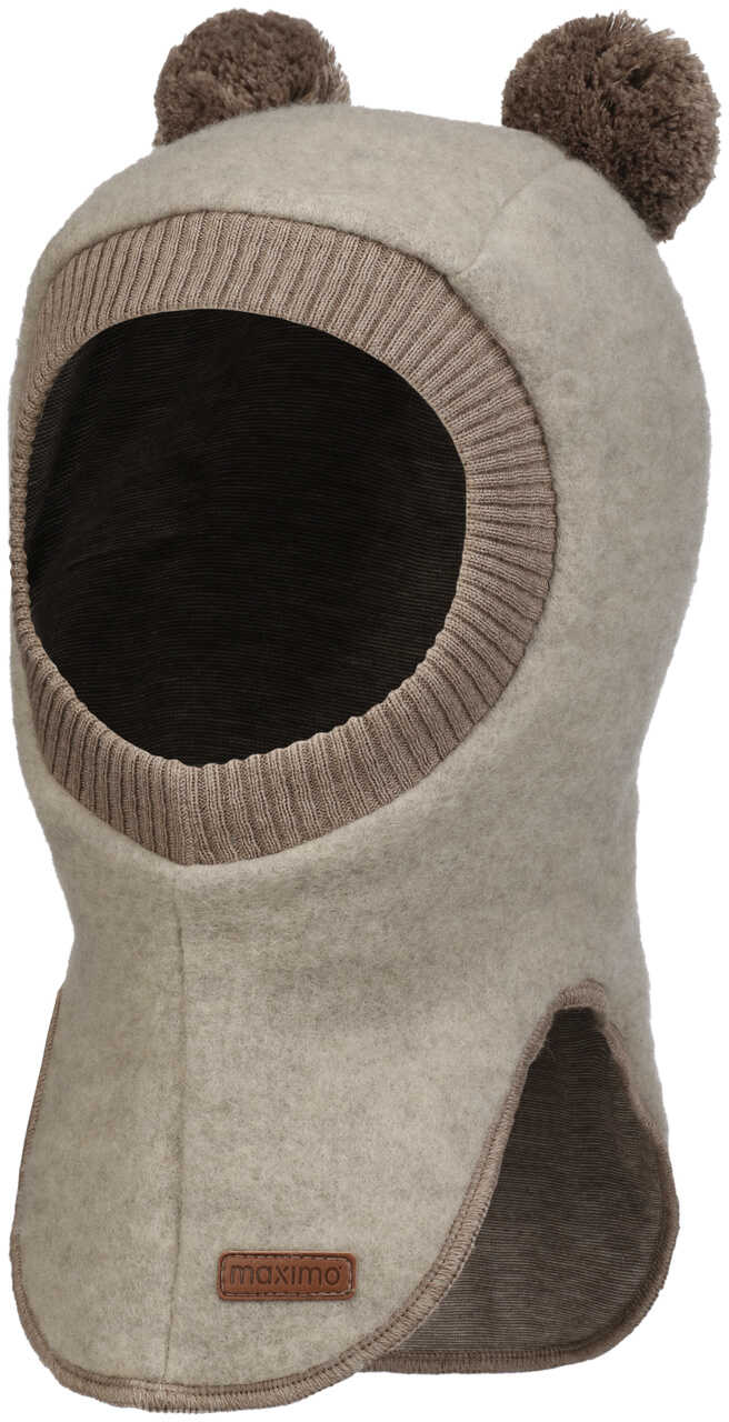 Czapka Kominiarka dla Dzieci Soft Wool by maximo, jasnobeżowy, 47 cm