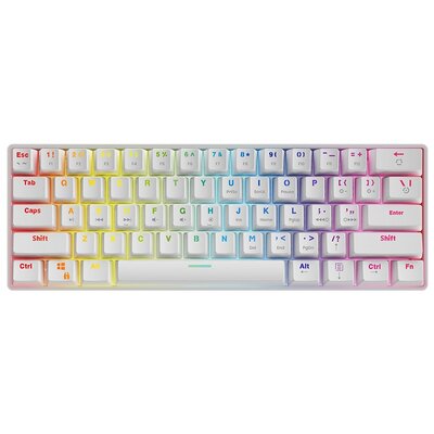 SAVIO WHITEOUT BROWN mechaniczna Gaming podświetlenie RGB