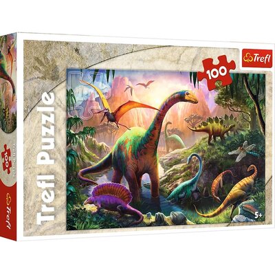 Trefl 100 el. Świat dinozaurów PT-16277