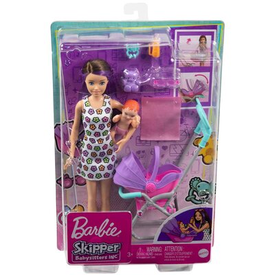 Lalka Barbie Skipper Klub Opiekunek GXT34