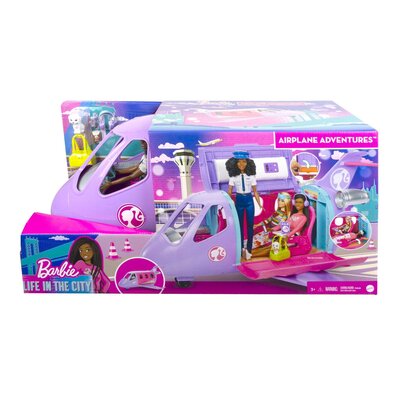 Lalka Barbie Lotnicza przygoda Samolot HCD49 (1 lalka)