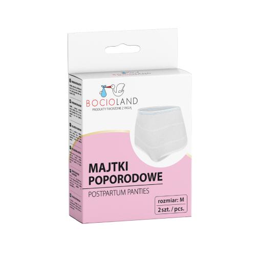 BOCIOLAND Majtki poporodowe siateczkowe rozm. M, 2szt. - >>> DARMOWA od 99zł 