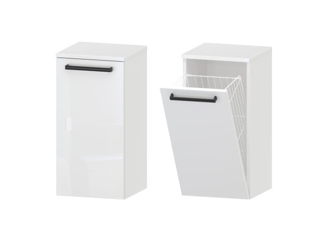 Słupek Łazienkowy ATHOS 35 1K- Uchwyt Czarny Mat