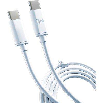 Kabel USB Typ C - USB Typ C 3MK Hyper Cable 100W 2 m Biały