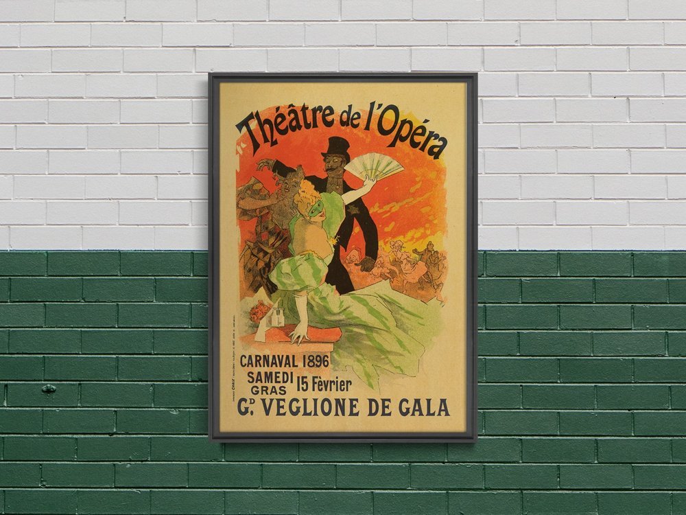 Plakat Teatr de Lopera, Carnaval 1896