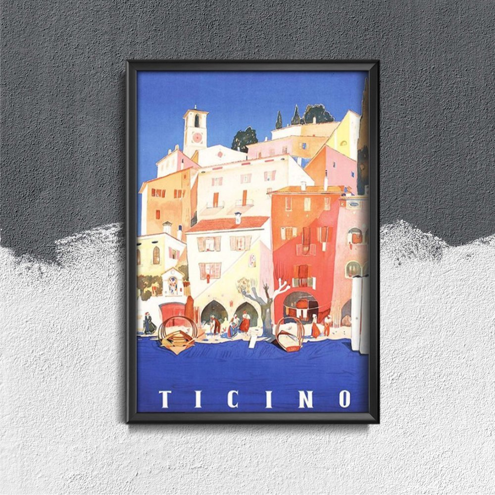 Plakat vintage do salonu indyk