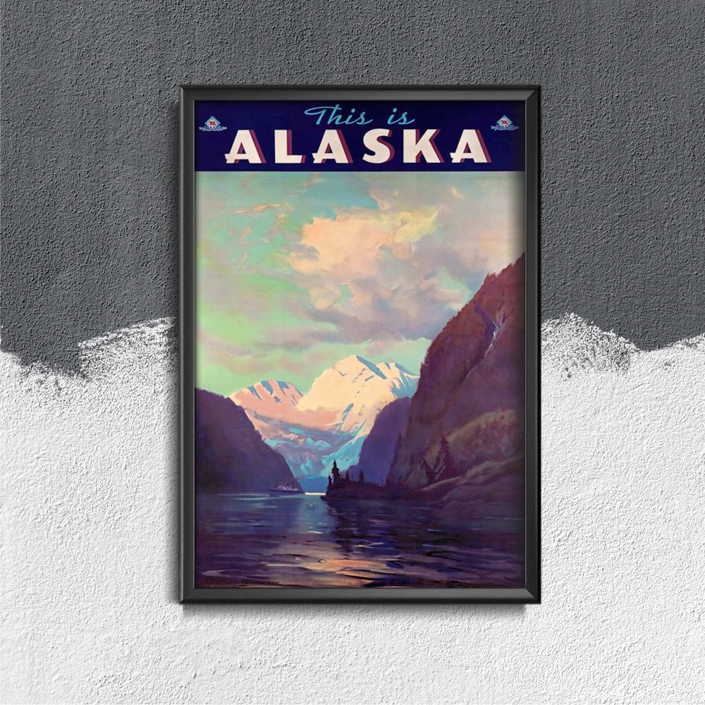 Plakat retro To jest Alaska