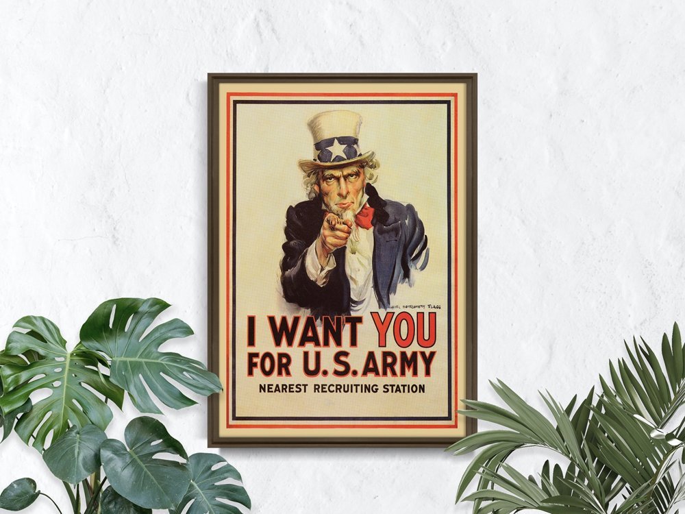 Plakat Canvas I Want You dla US Army