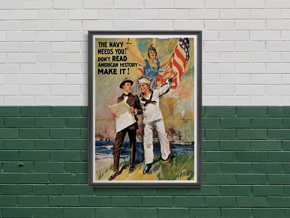 Plakat Canvas Navy Needs You