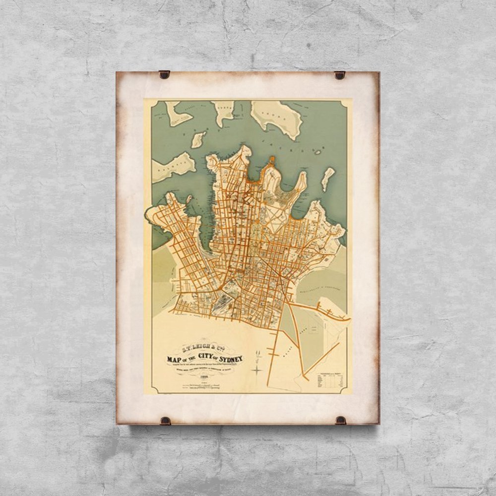 Plakat retro Sydney Australia