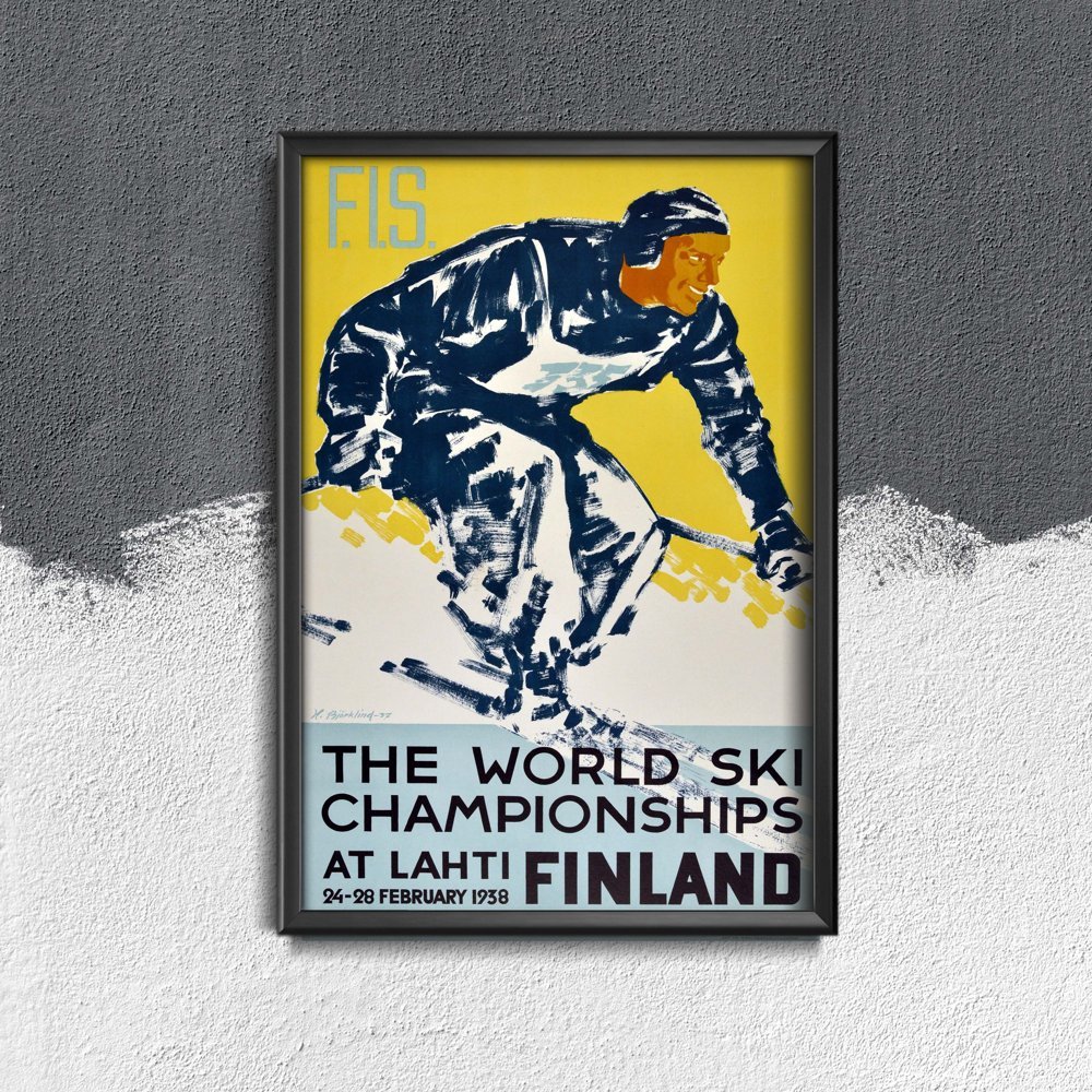 Plakat do pokoju Finlandia Ski