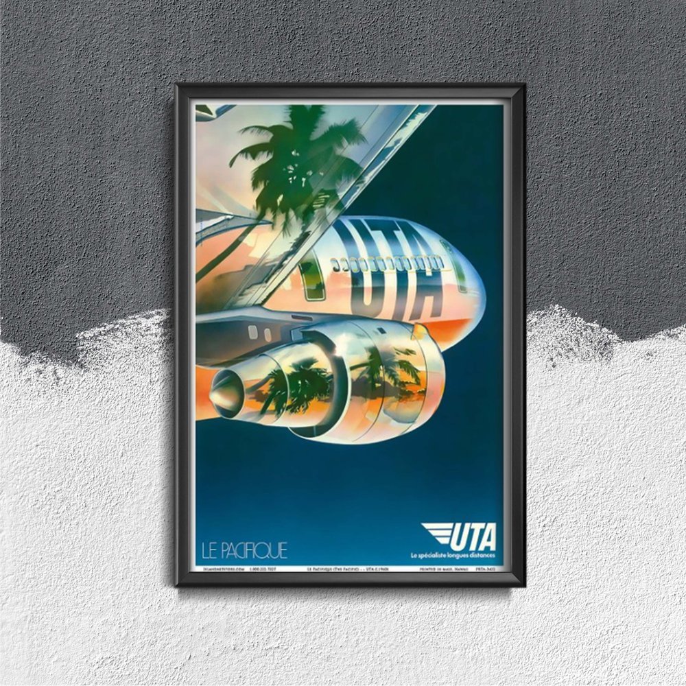 Plakat na ścianę Linie lotnicze Pacific Uta